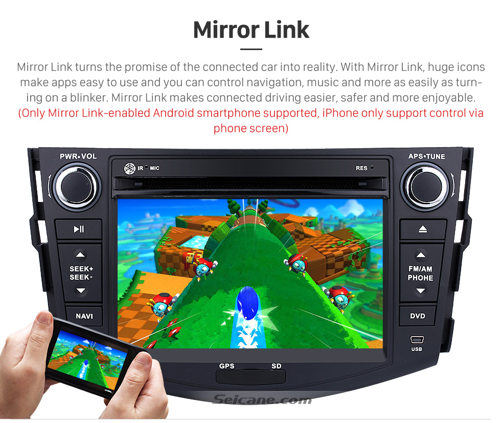 Seicane Android 7.1 Aftermarket Head unit for 2006-2012 TOYOTA RAV4 with HD Touchscreen 1024*600 Radio RDS GPS Navigation System Bluetooth WiFi Mirror Link Steering Wheel Control Seicane Android 7.1 Aftermarket Head unit for 2006-2012 TOYOTA RAV4 with HD Touchscreen 1024*600 Radio RDS GPS Navigation System Bluetooth WiFi Mirror Link Steering Wheel Control