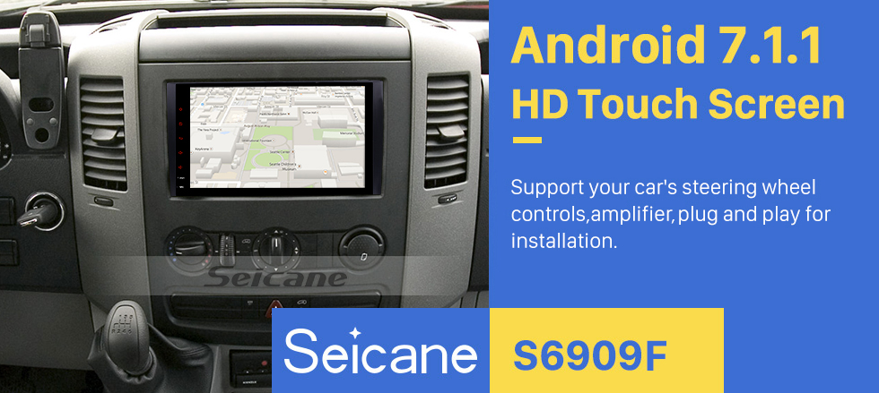 Seicane Android 7.1 Aftermarket Radio GPS Navigation for 2000-2015 VW Volkswagen Crafter with DVD player Bluetooth USB Music WiFi Mirror Link 1080P Video Rearview Camera Seicane Android 7.1 Aftermarket Radio GPS Navigation for 2000-2015 VW Volkswagen Crafter with DVD player Bluetooth USB Music WiFi Mirror Link 1080P Video Rearview Camera