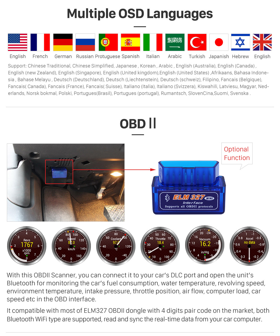 Seicane Android 9.0 Радио DVD-плеер Автомобильная GPS-навигационная система на 1998-2006 гг. Mercedes-Benz G Class W463 G550 G500 G400 с Bluetooth-зеркальной связью Bluetooth WIFI 1080P Video Aux DVR