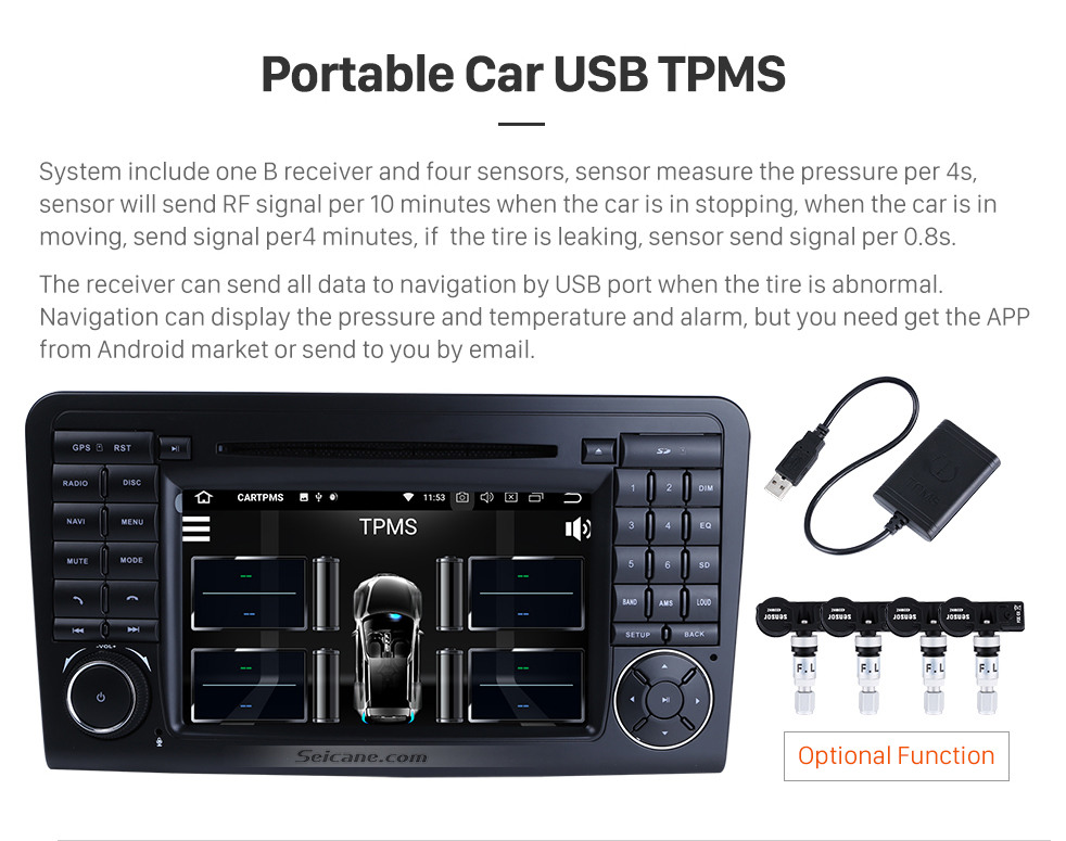 Seicane 7 inch Multi-touch screen Android 9.0 Radio DVD Player GPS Navigation system for 2005-2012 Mercedes Benz GL CLASS X164 GL320 with Bluetooth USB SD WIFI Canbus 1080P Video Mirror Link Seicane 7 inch Multi-touch screen Android 9.0 Radio DVD Player GPS Navigation system for 2005-2012 Mercedes Benz GL CLASS X164 GL320 with Bluetooth USB SD WIFI Canbus 1080P Video Mirror Link