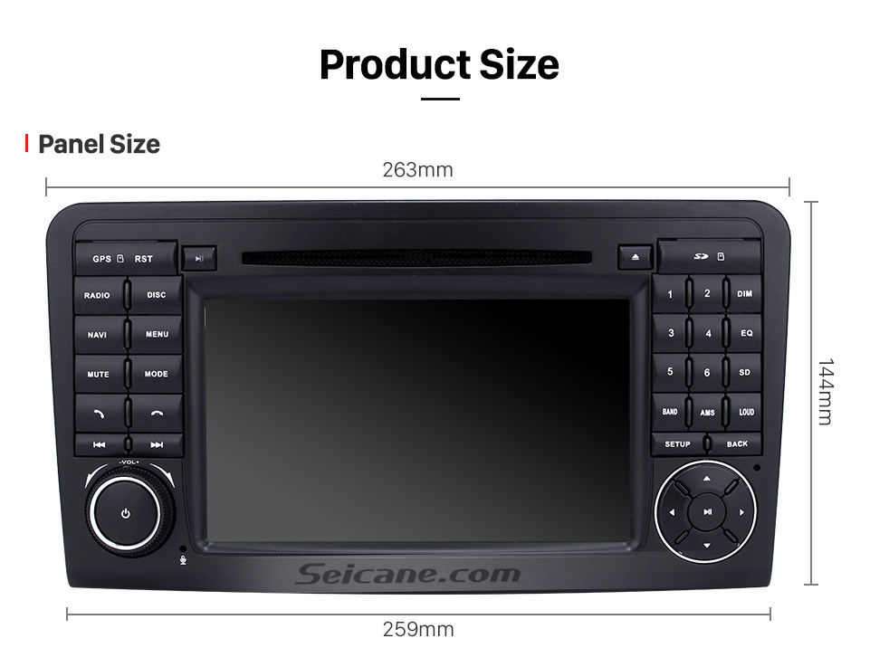 Seicane 7 inch Multi-touch screen Android 9.0 Radio DVD Player GPS Navigation system for 2005-2012 Mercedes Benz GL CLASS X164 GL320 with Bluetooth USB SD WIFI Canbus 1080P Video Mirror Link Seicane 7 inch Multi-touch screen Android 9.0 Radio DVD Player GPS Navigation system for 2005-2012 Mercedes Benz GL CLASS X164 GL320 with Bluetooth USB SD WIFI Canbus 1080P Video Mirror Link