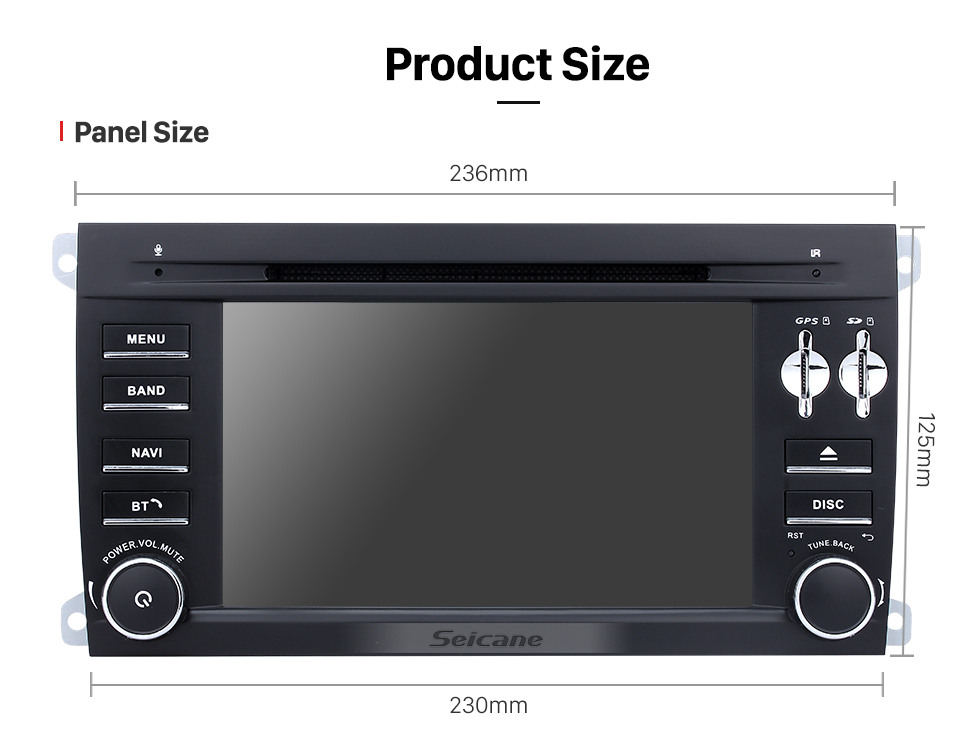 Seicane Pure Android 9.0 2003-2011 Porsche Cayenne DVD Navigation System AM FM Radio 3G WiFi Bluetooth Music Mirror Link OBDII Steering Wheel Control Backup Camera DVR AUX Seicane Pure Android 9.0 2003-2011 Porsche Cayenne DVD Navigation System AM FM Radio 3G WiFi Bluetooth Music Mirror Link OBDII Steering Wheel Control Backup Camera DVR AUX