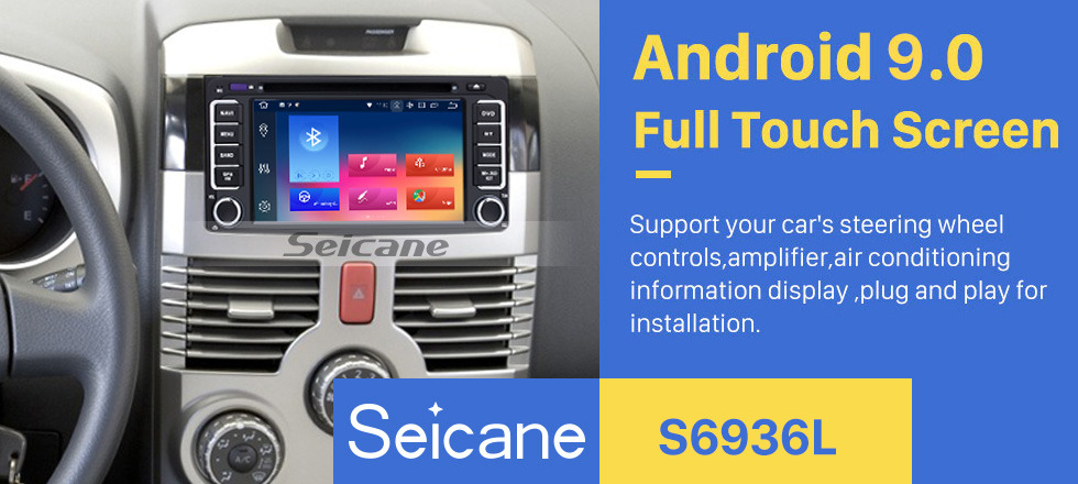 Seicane Double Din Android 9.0 In Dash Navigation DVD Player 1996-2009 Toyota Prado with Radio Auto A/V 4G WiFi Bluetooth AUX Mirror Link OBD2 Rearview Camera Seicane Double Din Android 9.0 In Dash Navigation DVD Player 1996-2009 Toyota Prado with Radio Auto A/V 4G WiFi Bluetooth AUX Mirror Link OBD2 Rearview Camera