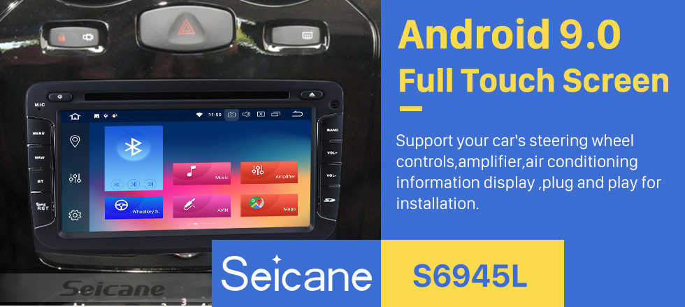 Seicane Android 9.0 DVD Player 2009-2013 Dacia Duster Radio Upgrade with Bluetooth GPS Navigation Head Unit Touch Screen 3G WiFi Mirror Link AUX Steering Wheel Control Rearview Camera 1080P video Seicane Android 9.0 DVD Player 2009-2013 Dacia Duster Radio Upgrade with Bluetooth GPS Navigation Head Unit Touch Screen 3G WiFi Mirror Link AUX Steering Wheel Control Rearview Camera 1080P video