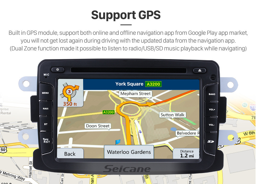 Seicane Android 9.0 DVD Player 2009-2013 Dacia Duster Radio Upgrade with Bluetooth GPS Navigation Head Unit Touch Screen 3G WiFi Mirror Link AUX Steering Wheel Control Rearview Camera 1080P video Seicane Android 9.0 DVD Player 2009-2013 Dacia Duster Radio Upgrade with Bluetooth GPS Navigation Head Unit Touch Screen 3G WiFi Mirror Link AUX Steering Wheel Control Rearview Camera 1080P video