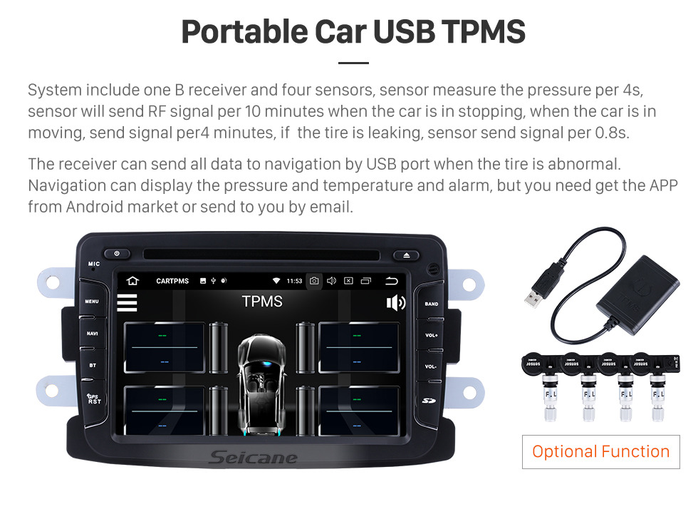 Seicane Android 9.0 DVD Player 2009-2013 Dacia Duster Radio Upgrade with Bluetooth GPS Navigation Head Unit Touch Screen 3G WiFi Mirror Link AUX Steering Wheel Control Rearview Camera 1080P video Seicane Android 9.0 DVD Player 2009-2013 Dacia Duster Radio Upgrade with Bluetooth GPS Navigation Head Unit Touch Screen 3G WiFi Mirror Link AUX Steering Wheel Control Rearview Camera 1080P video