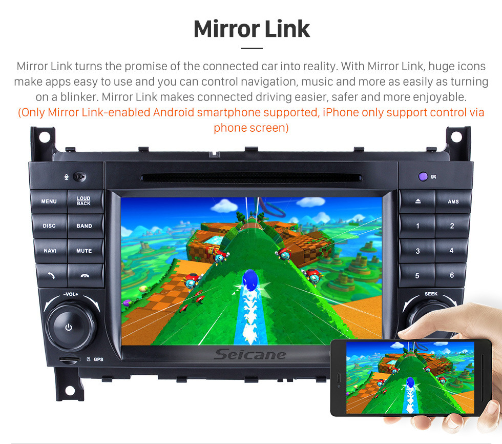 Seicane Autoradio DVD GPS Android 10.0 pur pour Mercedes Benz Classe CLK W209 CLK270 CLK320 CLK350 CLK500 CLK550 2004-2011 avec radio RDS Bluetooth 3G WiFi Mirror Link OBD2 Seicane Autoradio DVD GPS Android 10.0 pur pour Mercedes Benz Classe CLK W209 CLK270 CLK320 CLK350 CLK500 CLK550 2004-2011 avec radio RDS Bluetooth 3G WiFi Mirror Link OBD2