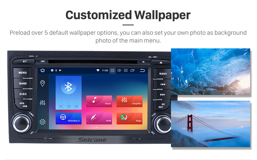 Seicane Android 9.0 Car GPS Navigation HD Touchscreen para 2013 2014 2015 SEAT EXEO com WIFI OBD2 USB Bluetooth Music Rearview Camera DVR Mirror Link Controle do volante Seicane Android 9.0 Car GPS Navigation HD Touchscreen para 2013 2014 2015 SEAT EXEO com WIFI OBD2 USB Bluetooth Music Rearview Camera DVR Mirror Link Controle do volante