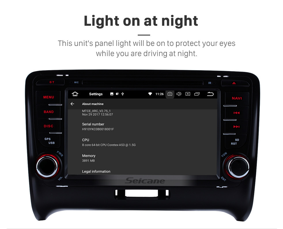 Seicane Doble Din puro Android 9.0 2006-2013 Audi TT GPS DVD En el tablero Sistema de Radio con Bluetooth Radio RDS 4G WiFi Espejo Enlace OBD2 HD 1024*600 Multi Pantalla táctil Cámara de vista trasera Seicane Doble Din puro Android 9.0 2006-2013 Audi TT GPS DVD En el tablero Sistema de Radio con Bluetooth Radio RDS 4G WiFi Espejo Enlace OBD2 HD 1024*600 Multi Pantalla táctil Cámara de vista trasera