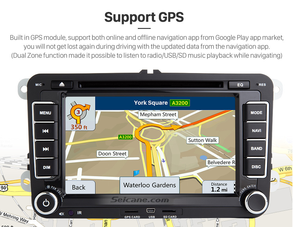 Seicane 7 inch 2006-2012 VW VOLKSWAGEN MAGOTAN HD Touchscreen Radio Android 9.0 GPS Navigation with Bluetooth Music USB Audio Aux WIFI Mirror Link Steering wheel control Seicane 7 inch 2006-2012 VW VOLKSWAGEN MAGOTAN HD Touchscreen Radio Android 9.0 GPS Navigation with Bluetooth Music USB Audio Aux WIFI Mirror Link Steering wheel control