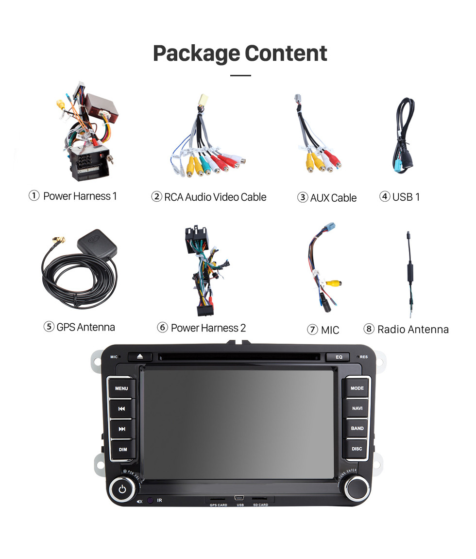 Seicane 7 inch 2006-2012 VW VOLKSWAGEN MAGOTAN HD Touchscreen Radio Android 9.0 GPS Navigation with Bluetooth Music USB Audio Aux WIFI Mirror Link Steering wheel control Seicane 7 inch 2006-2012 VW VOLKSWAGEN MAGOTAN HD Touchscreen Radio Android 9.0 GPS Navigation with Bluetooth Music USB Audio Aux WIFI Mirror Link Steering wheel control