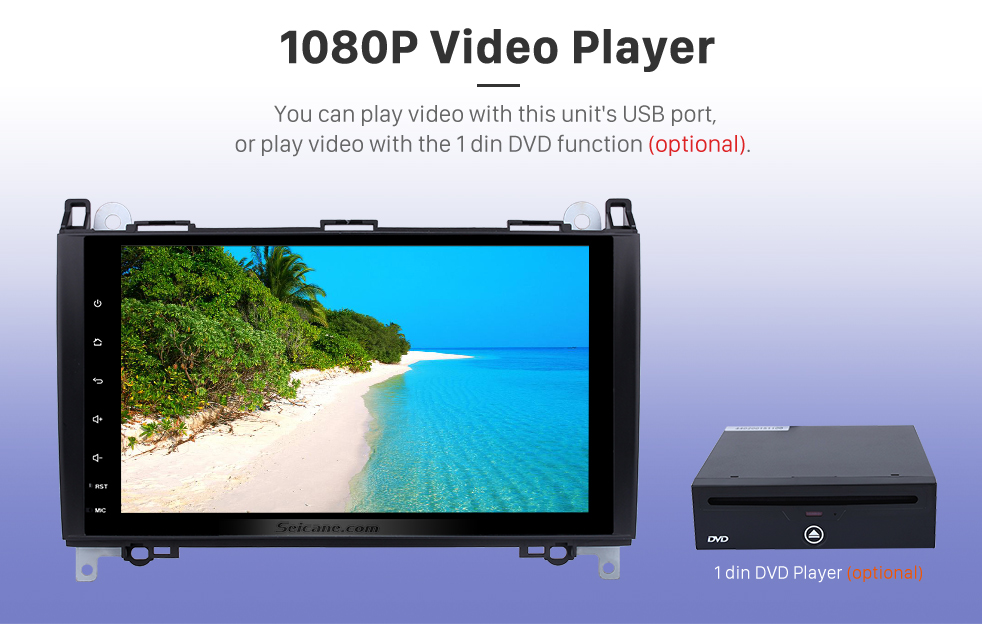 Seicane 2006 2007 2008-2012 Mercedes Benz Sprinter 211 CDI 309 CDI 311 CDI 509 CDI 9 inch Android 8.0 GPS Sat Nav Bluetooth USB WIFI Car Radio Support Auto A/V Audio system Aux Mirror Link 1080P Video Seicane 2006 2007 2008-2012 Mercedes Benz Sprinter 211 CDI 309 CDI 311 CDI 509 CDI 9 inch Android 8.0 GPS Sat Nav Bluetooth USB WIFI Car Radio Support Auto A/V Audio system Aux Mirror Link 1080P Video