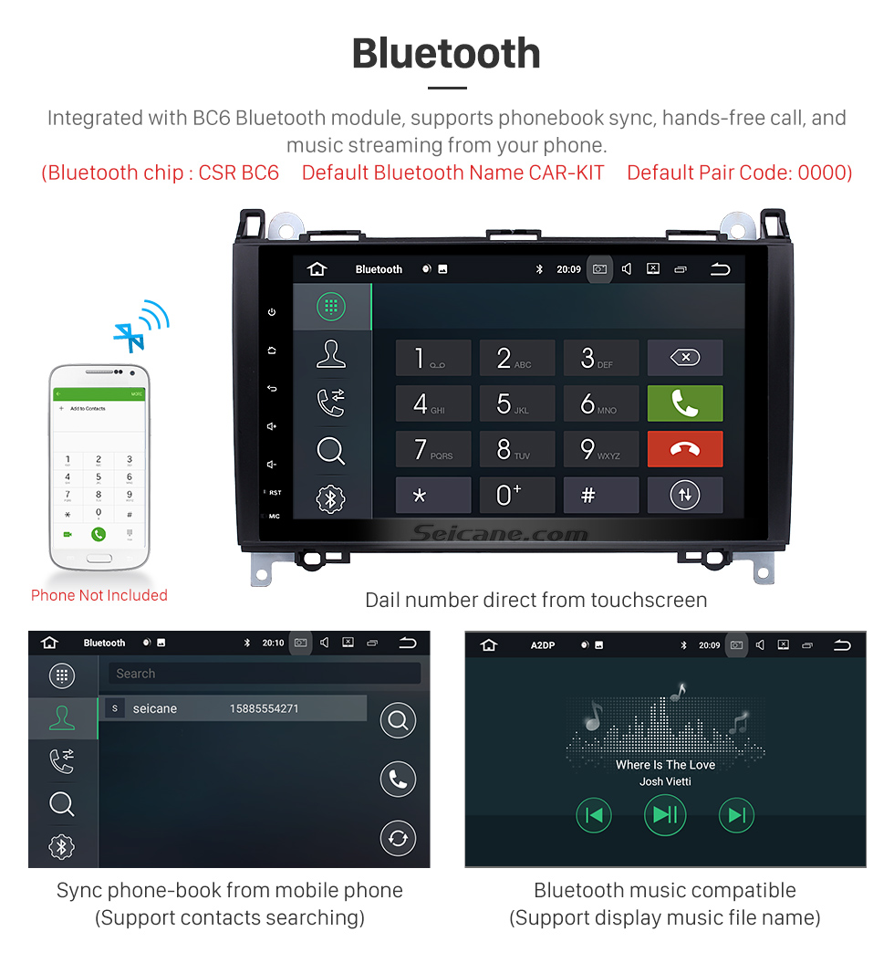 Seicane Aftermarket Navigation Android 8.0 GPS Radio Stereo Upgrade for 2004 2005 2006 2007-2012 Mercedes Benz B Class W245 B150 B160 B170 B180 B200 B55 Bluetooth WIFI Mirror Link 1080P Video Multimedia Player Support Steering Wheel Control Backup Camera OBD2 Seicane Aftermarket Navigation Android 8.0 GPS Radio Stereo Upgrade for 2004 2005 2006 2007-2012 Mercedes Benz B Class W245 B150 B160 B170 B180 B200 B55 Bluetooth WIFI Mirror Link 1080P Video Multimedia Player Support Steering Wheel Control Backup Camera OBD2