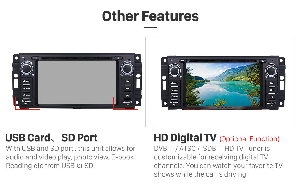 Seicane OEM 2007 2008 2009 2010 Jeep Wrangler Unlimited Android 9.0 Radio GPS Navi DVD Player Stereo Upgrade with Bluetooth WIFI 1080P Video USB SD Mirror Link Steering Wheel Control Seicane OEM 2007 2008 2009 2010 Jeep Wrangler Unlimited Android 9.0 Radio GPS Navi DVD Player Stereo Upgrade with Bluetooth WIFI 1080P Video USB SD Mirror Link Steering Wheel Control