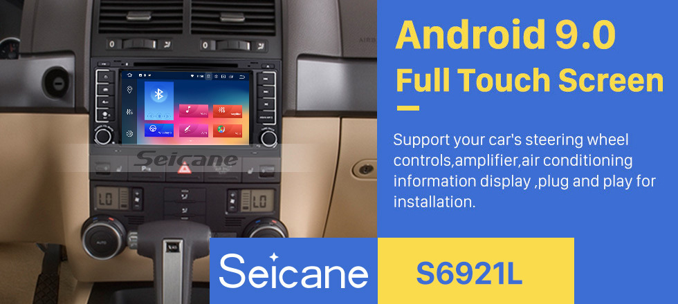 Seicane Android 9.0 Multimedia Bluetooth DVD Player for 2002-2011 VW Volkswagen TOUAREG with GPS Radio RDS 3G WiFi Backup Camera Mirror Link OBD2 Seicane Android 9.0 Multimedia Bluetooth DVD Player for 2002-2011 VW Volkswagen TOUAREG with GPS Radio RDS 3G WiFi Backup Camera Mirror Link OBD2