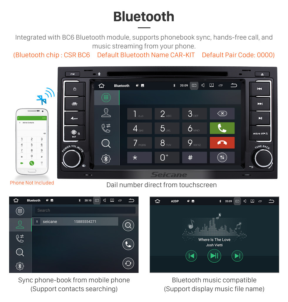 Seicane Android 9.0 Multimedia Bluetooth DVD Player for 2002-2011 VW Volkswagen TOUAREG with GPS Radio RDS 3G WiFi Backup Camera Mirror Link OBD2 Seicane Android 9.0 Multimedia Bluetooth DVD Player for 2002-2011 VW Volkswagen TOUAREG with GPS Radio RDS 3G WiFi Backup Camera Mirror Link OBD2