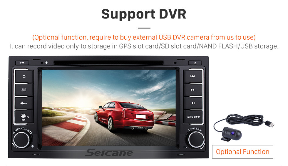 Seicane Best 7 inch Android 9.0 Multi-touch Aftermarket Stereo Navigation for 2003-2014 VW Volkswagen T5 Multivan with Radio Tuner DVD Bluetooth 3G WiFi AUX Mirror Link OBD2