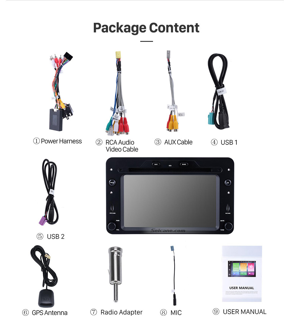 Seicane Android 9.0 radio DVD Player GPS navigation System for 2006 onwards Alfa Romeo Spider with Touch Screen Bluetooth Music Mirror Link OBD2 3G WiFi AUX Steering Wheel Control Backup Camera Seicane Android 9.0 radio DVD Player GPS navigation System for 2006 onwards Alfa Romeo Spider with Touch Screen Bluetooth Music Mirror Link OBD2 3G WiFi AUX Steering Wheel Control Backup Camera
