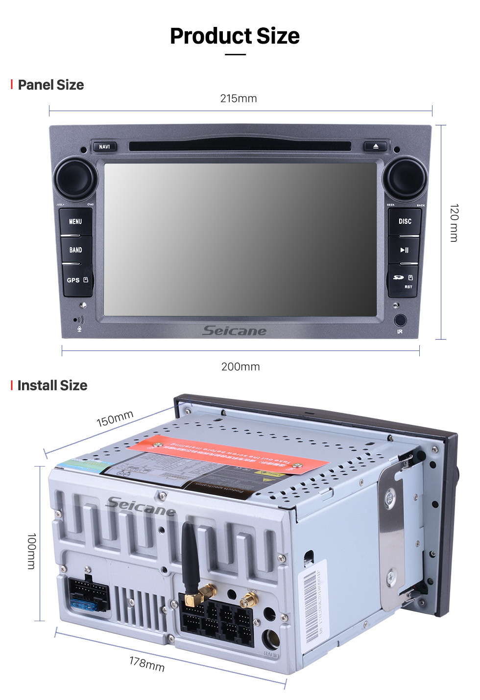 Seicane Android 9.0 2004-2010 Opel Astra Aftermarket Navigation Radio Head Unit with HD 1024*600 Touch Screen 3G WiFi Bluetooth CD DVD Player OBD2 Mirror Link 1080P Backup Camera Steering Wheel Control Seicane Android 9.0 2004-2010 Opel Astra Aftermarket Navigation Radio Head Unit with HD 1024*600 Touch Screen 3G WiFi Bluetooth CD DVD Player OBD2 Mirror Link 1080P Backup Camera Steering Wheel Control