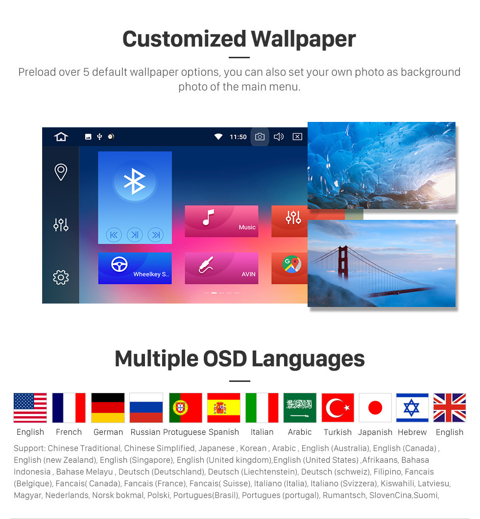 Seicane Android 9.0 GPS Navigation System Radio For 2007-2012 Buick Enclave With DVD Player Bluetooth 1080P Video USB SD Rearview Camera TV Tuner DVR WIFI Seicane Android 9.0 GPS Navigation System Radio For 2007-2012 Buick Enclave With DVD Player Bluetooth 1080P Video USB SD Rearview Camera TV Tuner DVR WIFI
