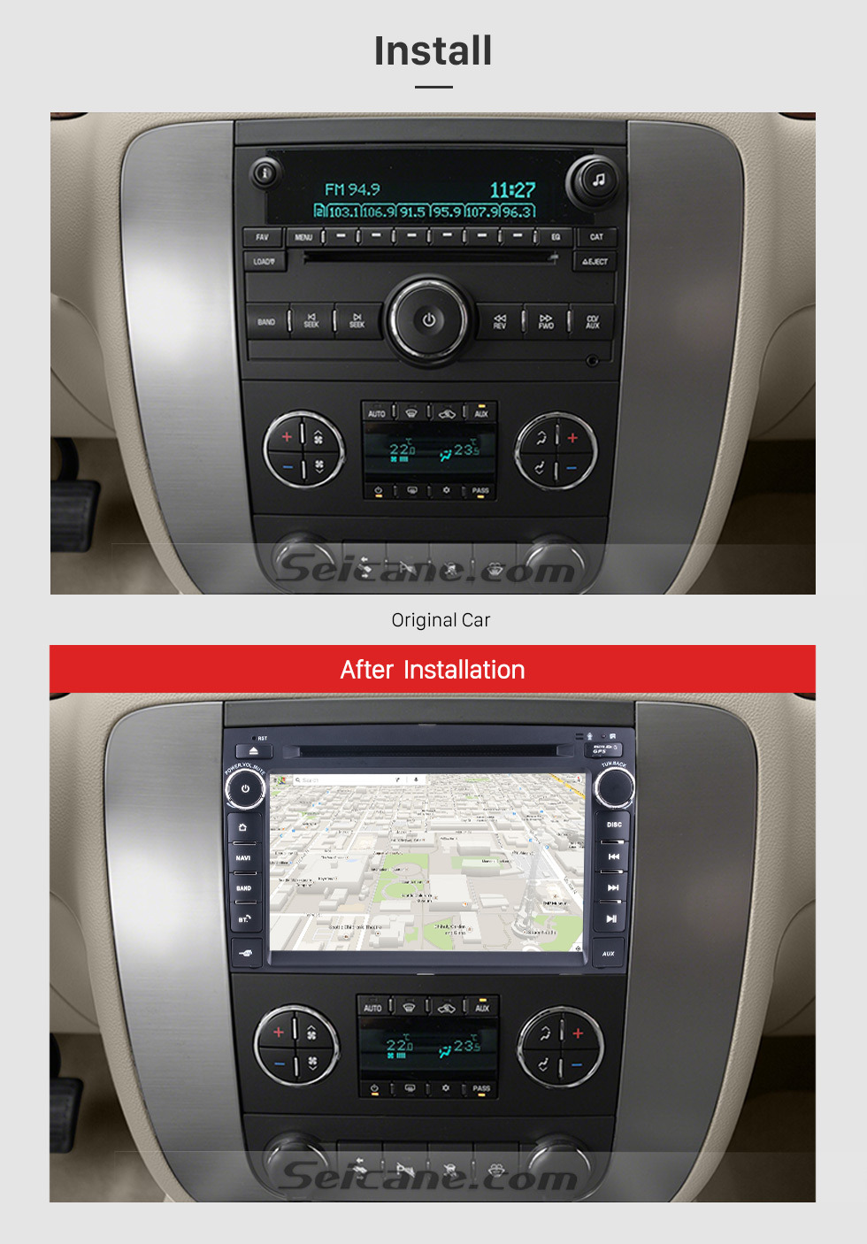 Seicane Android 9.0 GPS Navigation System Radio For 2007-2012 Buick Enclave With DVD Player Bluetooth 1080P Video USB SD Rearview Camera TV Tuner DVR WIFI Seicane Android 9.0 GPS Navigation System Radio For 2007-2012 Buick Enclave With DVD Player Bluetooth 1080P Video USB SD Rearview Camera TV Tuner DVR WIFI