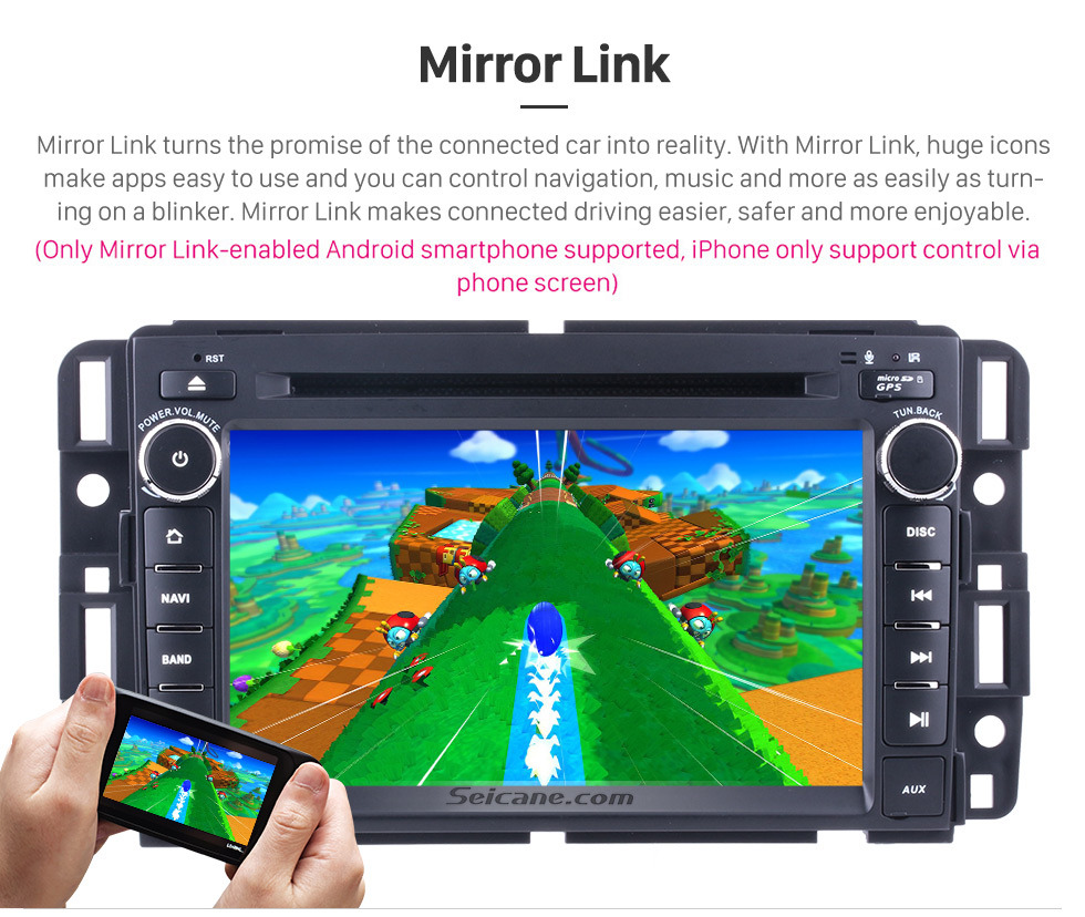 Seicane 2007-2012 GMC Buick Enclave Android 9.0 HD 1024*600 touchscreen Radio Car Stereo with GPS Navigation DVD Player WiFi Bluetooth Mirror Link Seicane 2007-2012 GMC Buick Enclave Android 9.0 HD 1024*600 touchscreen Radio Car Stereo with GPS Navigation DVD Player WiFi Bluetooth Mirror Link