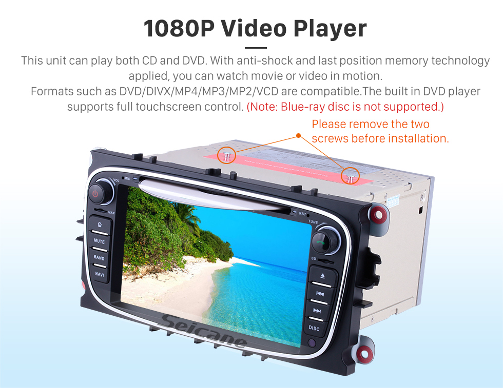 Seicane Android 9.0 GPS Navi DVD Player Radio Stereo for 2008 2009 2010 2011 Ford Focus Audio system Support Bluetooth Music Aux 1080P Video OBD2 DVR Mirror Link DAB+ Backup Camera Seicane Android 9.0 GPS Navi DVD Player Radio Stereo for 2008 2009 2010 2011 Ford Focus Audio system Support Bluetooth Music Aux 1080P Video OBD2 DVR Mirror Link DAB+ Backup Camera