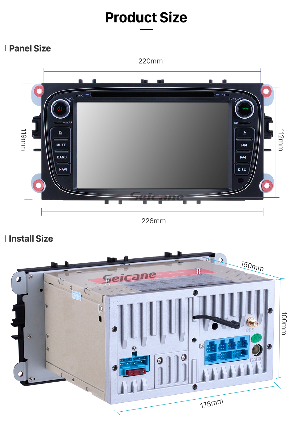 Seicane Android 9.0 2007-2011 FORD MONDEO Radio GPS Car DVD Player with 3G WiFi Bluetooth Mirror Link OBD2 Backup Camera HD 1080P Video Steering Wheel Control MP3 AUX Seicane Android 9.0 2007-2011 FORD MONDEO Radio GPS Car DVD Player with 3G WiFi Bluetooth Mirror Link OBD2 Backup Camera HD 1080P Video Steering Wheel Control MP3 AUX