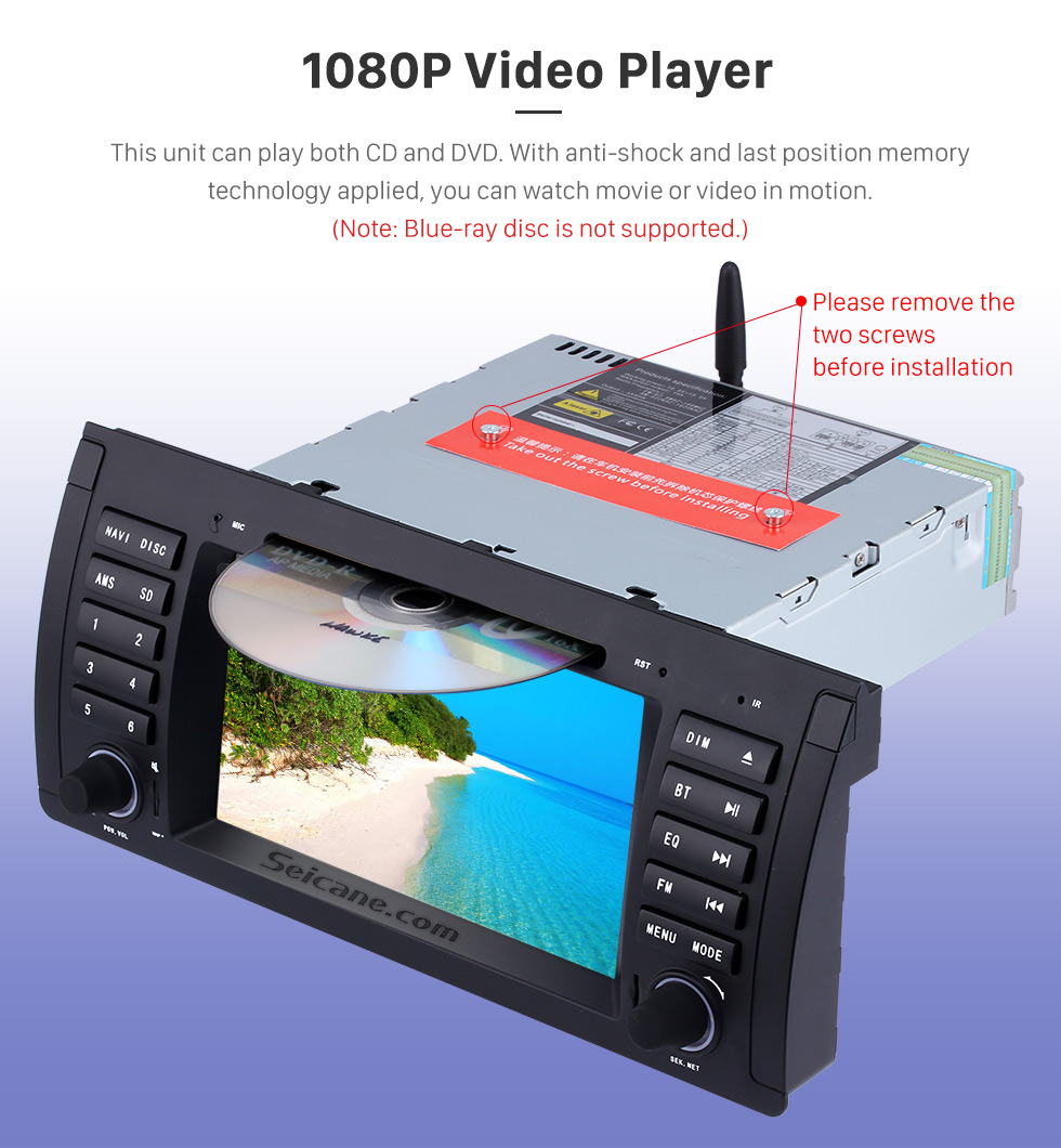 Seicane Android 8.0 Car DVD player for BMW 5 Series E39 with GPS Radio TV Bluetooth Seicane Android 8.0 Car DVD player for BMW 5 Series E39 with GPS Radio TV Bluetooth