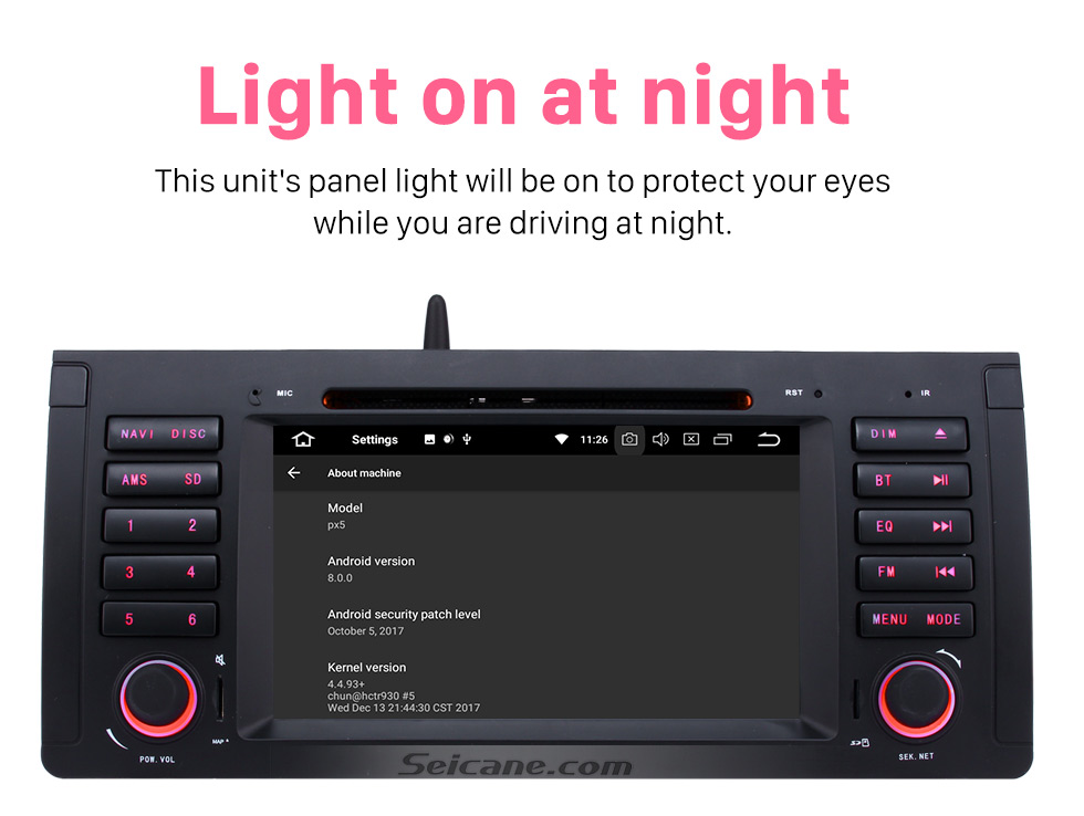 Seicane Android 8.0 Car DVD player for BMW 5 Series E39 with GPS Radio TV Bluetooth Seicane Android 8.0 Car DVD player for BMW 5 Series E39 with GPS Radio TV Bluetooth