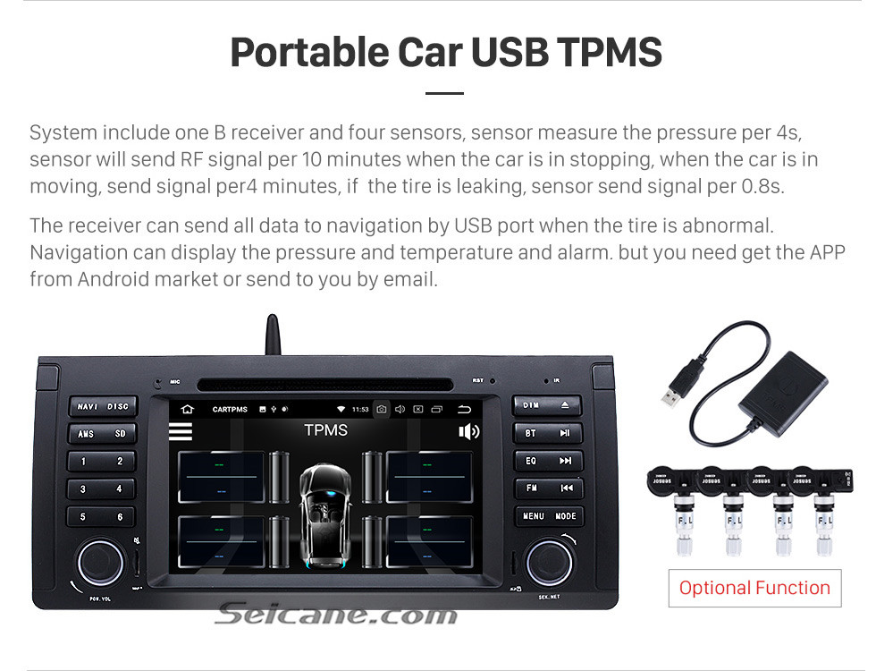 Seicane Android 9.0 Radio GPS Navigation DVD Player for 1996-2003 BMW 5 Series E39 520i 523i 525i M5 1994-2001 BMW 7-serie E38 support Canbus Bluetooth Music USB WIFI 1080P HD TV Mirror Link OBD2 Aux Seicane Android 9.0 Radio GPS Navigation DVD Player for 1996-2003 BMW 5 Series E39 520i 523i 525i M5 1994-2001 BMW 7-serie E38 support Canbus Bluetooth Music USB WIFI 1080P HD TV Mirror Link OBD2 Aux