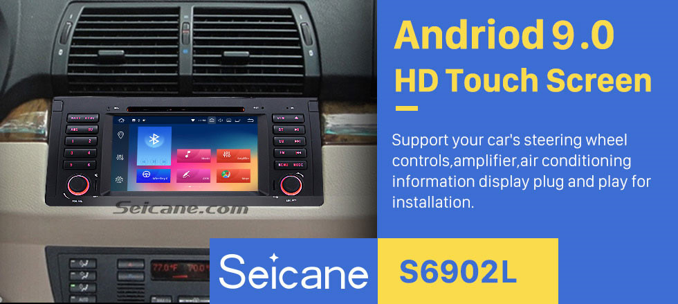 Seicane Android 9.0 Radio GPS Navigation DVD Player for 1996-2003 BMW 5 Series E39 520i 523i 525i M5 1994-2001 BMW 7-serie E38 support Canbus Bluetooth Music USB WIFI 1080P HD TV Mirror Link OBD2 Aux Seicane Android 9.0 Radio GPS Navigation DVD Player for 1996-2003 BMW 5 Series E39 520i 523i 525i M5 1994-2001 BMW 7-serie E38 support Canbus Bluetooth Music USB WIFI 1080P HD TV Mirror Link OBD2 Aux