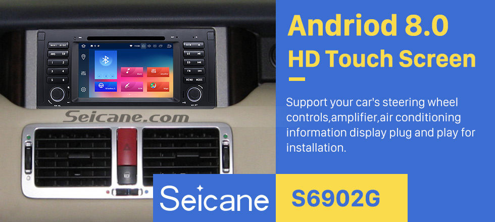 Seicane Android 8.0 Car Stereo DVD GPS System for 2002 2003 2004 Range Rover with Bluetooth Radio Tuner 3G WiFi Mirror Link OBD2 Rearview Camera DVR Seicane Android 8.0 Car Stereo DVD GPS System for 2002 2003 2004 Range Rover with Bluetooth Radio Tuner 3G WiFi Mirror Link OBD2 Rearview Camera DVR