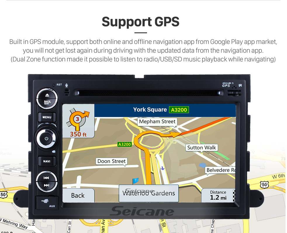 Seicane 7 Inch HD Touchscreen Android 9.0 In Dash Radio For 2005-2009 Ford Freestyle Mustang DVD Player GPS Navigation System Bluetooth Phone WIFI Support Digital TV DVR USB OBDII Steering Wheel Control Seicane 7 Inch HD Touchscreen Android 9.0 In Dash Radio For 2005-2009 Ford Freestyle Mustang DVD Player GPS Navigation System Bluetooth Phone WIFI Support Digital TV DVR USB OBDII Steering Wheel Control