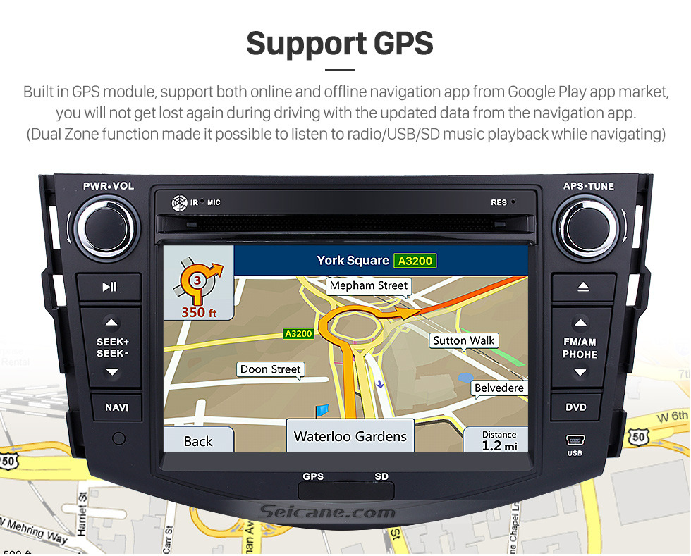 Seicane Android 9.0 Aftermarket Radio for 2006-2012 TOYOTA RAV4 with GPS Navigation HD 1024*600 touchscreen DVD Player Bluetooth WiFi Mirror Link Steering Wheel Control 1080P Video Seicane Android 9.0 Aftermarket Radio for 2006-2012 TOYOTA RAV4 with GPS Navigation HD 1024*600 touchscreen DVD Player Bluetooth WiFi Mirror Link Steering Wheel Control 1080P Video