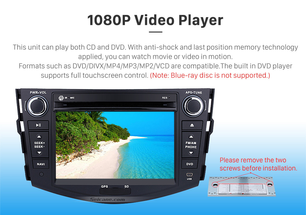 Seicane Android 9.0 Aftermarket Radio for 2006-2012 TOYOTA RAV4 with GPS Navigation HD 1024*600 touchscreen DVD Player Bluetooth WiFi Mirror Link Steering Wheel Control 1080P Video Seicane Android 9.0 Aftermarket Radio for 2006-2012 TOYOTA RAV4 with GPS Navigation HD 1024*600 touchscreen DVD Player Bluetooth WiFi Mirror Link Steering Wheel Control 1080P Video