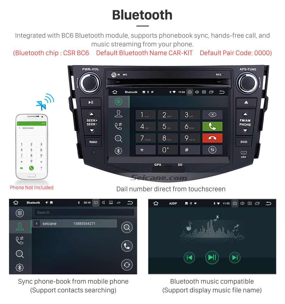 Seicane Android 9.0 Aftermarket Radio for 2006-2012 TOYOTA RAV4 with GPS Navigation HD 1024*600 touchscreen DVD Player Bluetooth WiFi Mirror Link Steering Wheel Control 1080P Video Seicane Android 9.0 Aftermarket Radio for 2006-2012 TOYOTA RAV4 with GPS Navigation HD 1024*600 touchscreen DVD Player Bluetooth WiFi Mirror Link Steering Wheel Control 1080P Video