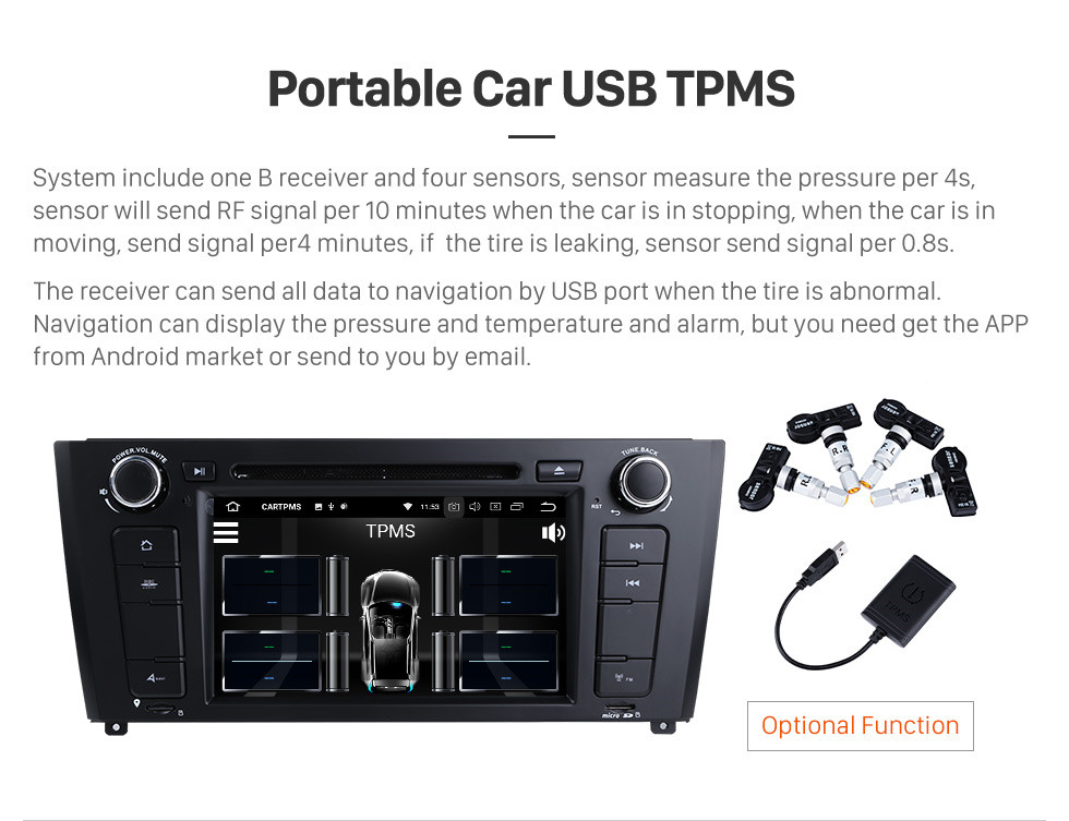 Seicane Android 9.0 HD Touchscreen 1024*600 2004-2012 BMW 1 Series E81 E82 116i 118i 120i 130i with Bluetooth Radio DVD Navigation System AUX WIFI Mirror Link OBD2 Seicane Android 9.0 HD Touchscreen 1024*600 2004-2012 BMW 1 Series E81 E82 116i 118i 120i 130i with Bluetooth Radio DVD Navigation System AUX WIFI Mirror Link OBD2