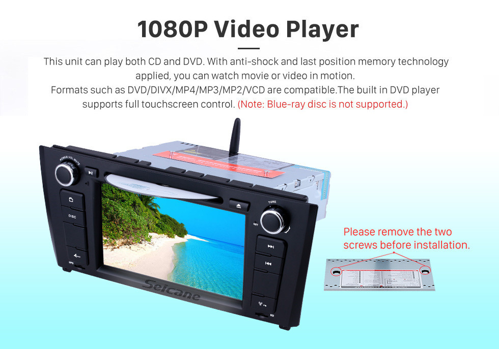 Seicane Android 9.0 HD Touchscreen 1024*600 2004-2012 BMW 1 Series E81 E82 116i 118i 120i 130i with Bluetooth Radio DVD Navigation System AUX WIFI Mirror Link OBD2 Seicane Android 9.0 HD Touchscreen 1024*600 2004-2012 BMW 1 Series E81 E82 116i 118i 120i 130i with Bluetooth Radio DVD Navigation System AUX WIFI Mirror Link OBD2