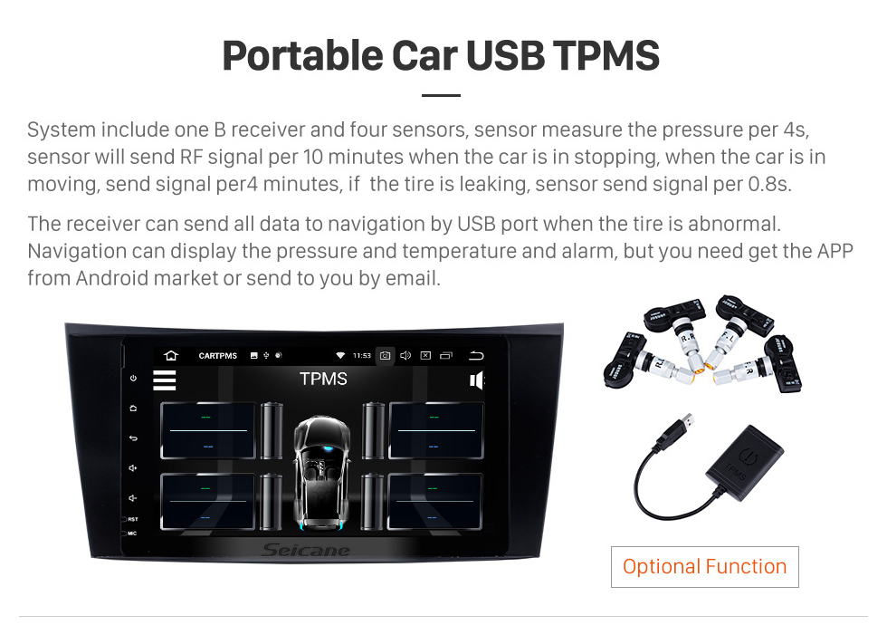 Seicane Pure Android 8.0 Capacitive Touch Screen DVD GPS Navigation for 2002-2008 Mercedes Benz E W211 E200 E220 E230 E240 E270 E280 E300 E320 with Radio RDS 3G WiFi Bluetooth Mirror Link OBD2 Seicane Pure Android 8.0 Capacitive Touch Screen DVD GPS Navigation for 2002-2008 Mercedes Benz E W211 E200 E220 E230 E240 E270 E280 E300 E320 with Radio RDS 3G WiFi Bluetooth Mirror Link OBD2