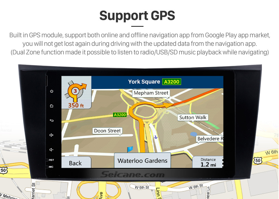 Seicane OEM Android 8.0 Aftermarket Radio Navigation Bluetooth for 2004-2011 Mercedes Benz CLS W219 CLS350 CLS500 CLS55 with 3G WiFi DVD Auto A/V Mirror Link OBD2 Seicane OEM Android 8.0 Aftermarket Radio Navigation Bluetooth for 2004-2011 Mercedes Benz CLS W219 CLS350 CLS500 CLS55 with 3G WiFi DVD Auto A/V Mirror Link OBD2