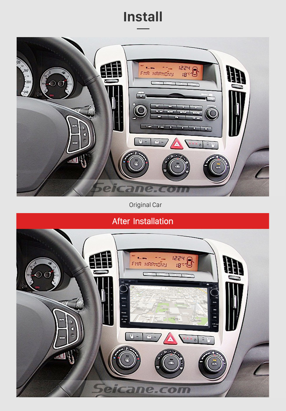 Seicane Android 9.0 GPS Navigation Car stereo Audio System for 2010-2012 KIA CEED with Touch Screen radio DVD Player Bluetooth Music 3G WiFi Mirror Link OBD2 Backup Camera Steering Wheel Control Seicane Android 9.0 GPS Navigation Car stereo Audio System for 2010-2012 KIA CEED with Touch Screen radio DVD Player Bluetooth Music 3G WiFi Mirror Link OBD2 Backup Camera Steering Wheel Control