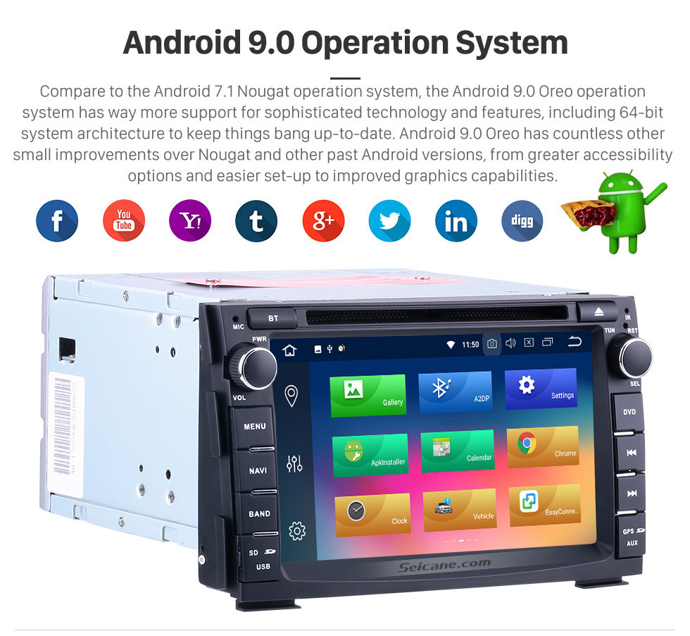 Seicane Android 9.0 GPS Navigation Car stereo Audio System for 2010-2012 KIA CEED with Touch Screen radio DVD Player Bluetooth Music 3G WiFi Mirror Link OBD2 Backup Camera Steering Wheel Control Seicane Android 9.0 GPS Navigation Car stereo Audio System for 2010-2012 KIA CEED with Touch Screen radio DVD Player Bluetooth Music 3G WiFi Mirror Link OBD2 Backup Camera Steering Wheel Control