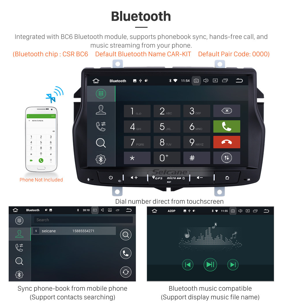 Seicane Android 9.0 In dash Radio 8 Inch HD Touchscreen For 2010-2017 Lada Vesta GPS Navigation Bluetooth Music USB Audio system Support Backup Camera Digital TV DVR Steering Wheel Control Seicane Android 9.0 In dash Radio 8 Inch HD Touchscreen For 2010-2017 Lada Vesta GPS Navigation Bluetooth Music USB Audio system Support Backup Camera Digital TV DVR Steering Wheel Control