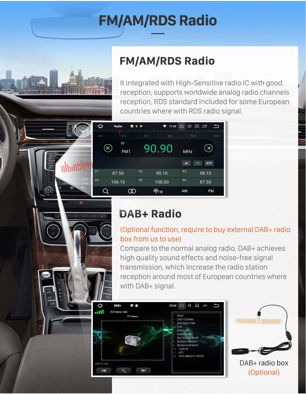 Seicane Android 10.0 HD Pantalla táctil 1024 * 600 2004-2012 BMW Serie 1 E81 E82 116i 118i 120i 130i con radio Bluetooth Sistema de navegación DVD AUX WIFI Enlace espejo OBD2 Seicane Android 10.0 HD Pantalla táctil 1024 * 600 2004-2012 BMW Serie 1 E81 E82 116i 118i 120i 130i con radio Bluetooth Sistema de navegación DVD AUX WIFI Enlace espejo OBD2