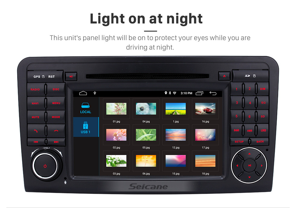 Seicane Android 9.0 GPS Navigation Car Radio DVD Player for 2005-2012 Mercedes Benz ML CLASS W164 ML350 ML430 ML450 ML500 with Bluetooth USB SD Mirror Link WIFI 1080P Video Multi-touch screen Canbus Seicane Android 9.0 GPS Navigation Car Radio DVD Player for 2005-2012 Mercedes Benz ML CLASS W164 ML350 ML430 ML450 ML500 with Bluetooth USB SD Mirror Link WIFI 1080P Video Multi-touch screen Canbus