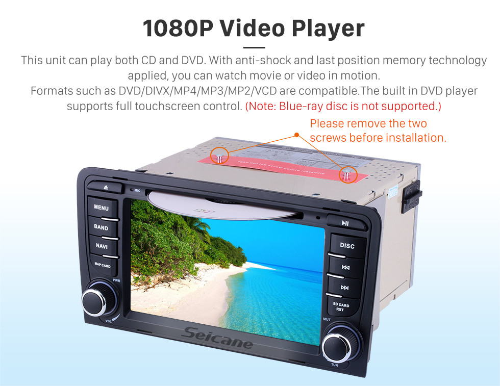Seicane 7-дюймовый Android 10.0 для 2003 2004 2005-2011 Audi A3 Радио GPS навигационная система с зеркальной связью OBD2 3G WiFi Bluetooth DVD HD Мультисенсорный экран Авто A / V HD 1080P Видео Seicane 7-дюймовый Android 10.0 для 2003 2004 2005-2011 Audi A3 Радио GPS навигационная система с зеркальной связью OBD2 3G WiFi Bluetooth DVD HD Мультисенсорный экран Авто A / V HD 1080P Видео