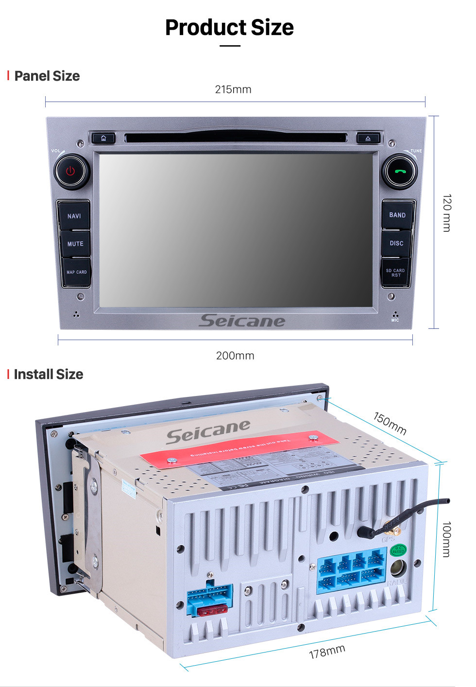 Seicane Android 10.0 in Dash GPS Radio Aftermarket Stereo for 2006-2011 Opel Corsa with 3G WiFi CD DVD Player Bluetooth Music Mirror Link OBD2 Backup Camera Steering Wheel Control Seicane Android 10.0 in Dash GPS Radio Aftermarket Stereo for 2006-2011 Opel Corsa with 3G WiFi CD DVD Player Bluetooth Music Mirror Link OBD2 Backup Camera Steering Wheel Control