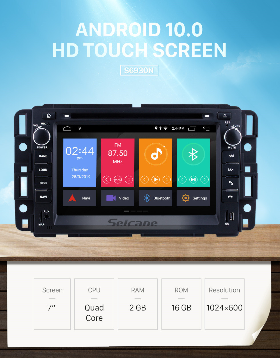Seicane 2 Din Android 10.0 Unidad principal de radio para 2009 2010 2011 GMC Chevy Chevrolet Express VAN Traverse con HD 1024 * 600 pantalla táctil GPS Sat Nav Reproductor de DVD Sistema de audio WiFi Bluetooth Mirror Link 1080P Video Seicane 2 Din Android 10.0 Unidad principal de radio para 2009 2010 2011 GMC Chevy Chevrolet Express VAN Traverse con HD 1024 * 600 pantalla táctil GPS Sat Nav Reproductor de DVD Sistema de audio WiFi Bluetooth Mirror Link 1080P Video