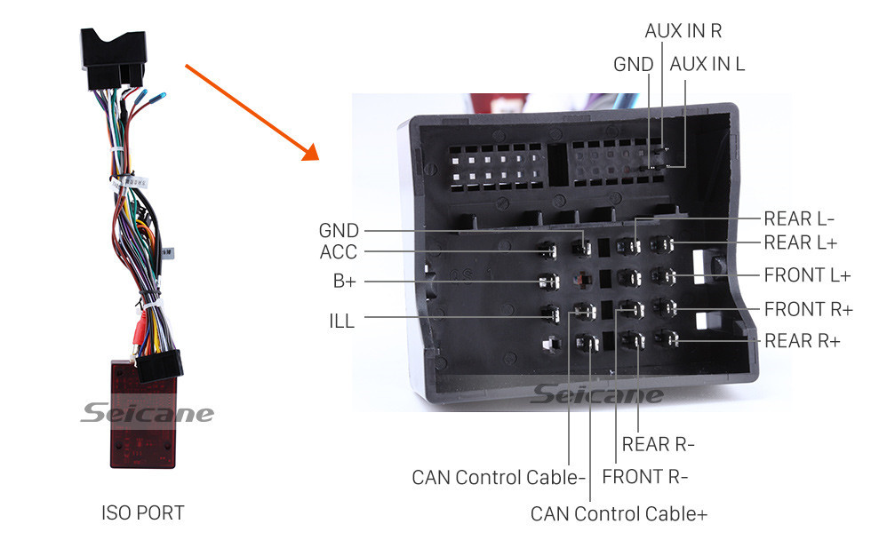 Seicane 2009-2013 Seat Ibiza Android 8.0 Em Traço DVD Sistema de Navegação com Sintonizador de Rádio Bluetooth Música Ligação de espelho OBD2 3G WiFi Backup Câmara Controle Volante MP3